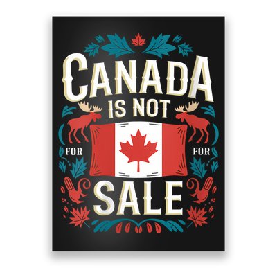 Canada Is Not For Sale Vneck Poster