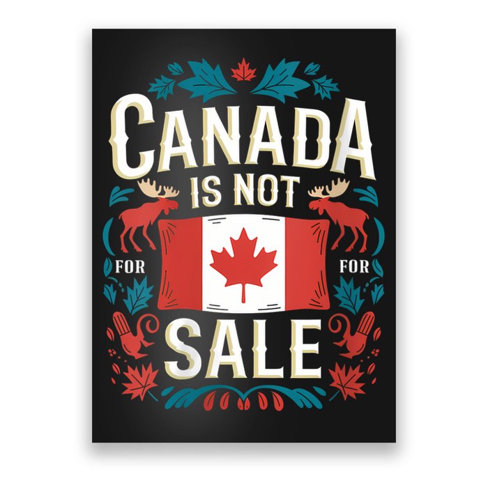 Canada Is Not For Sale Vneck Poster