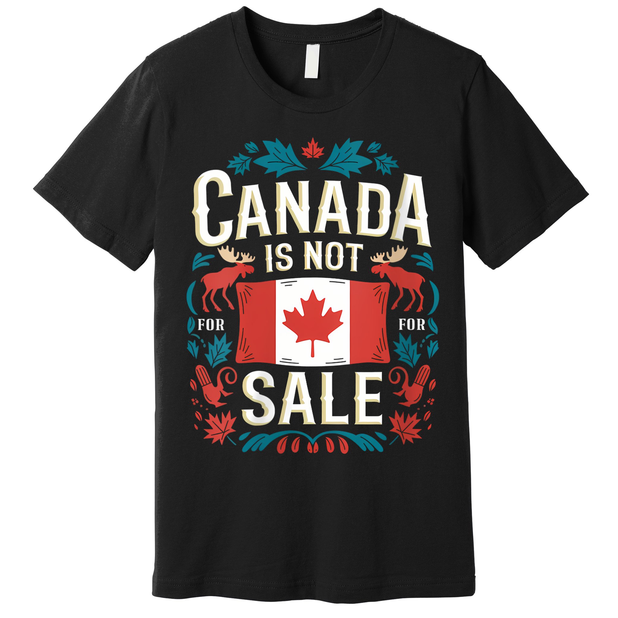 Canada Is Not For Sale Vneck Premium T-Shirt