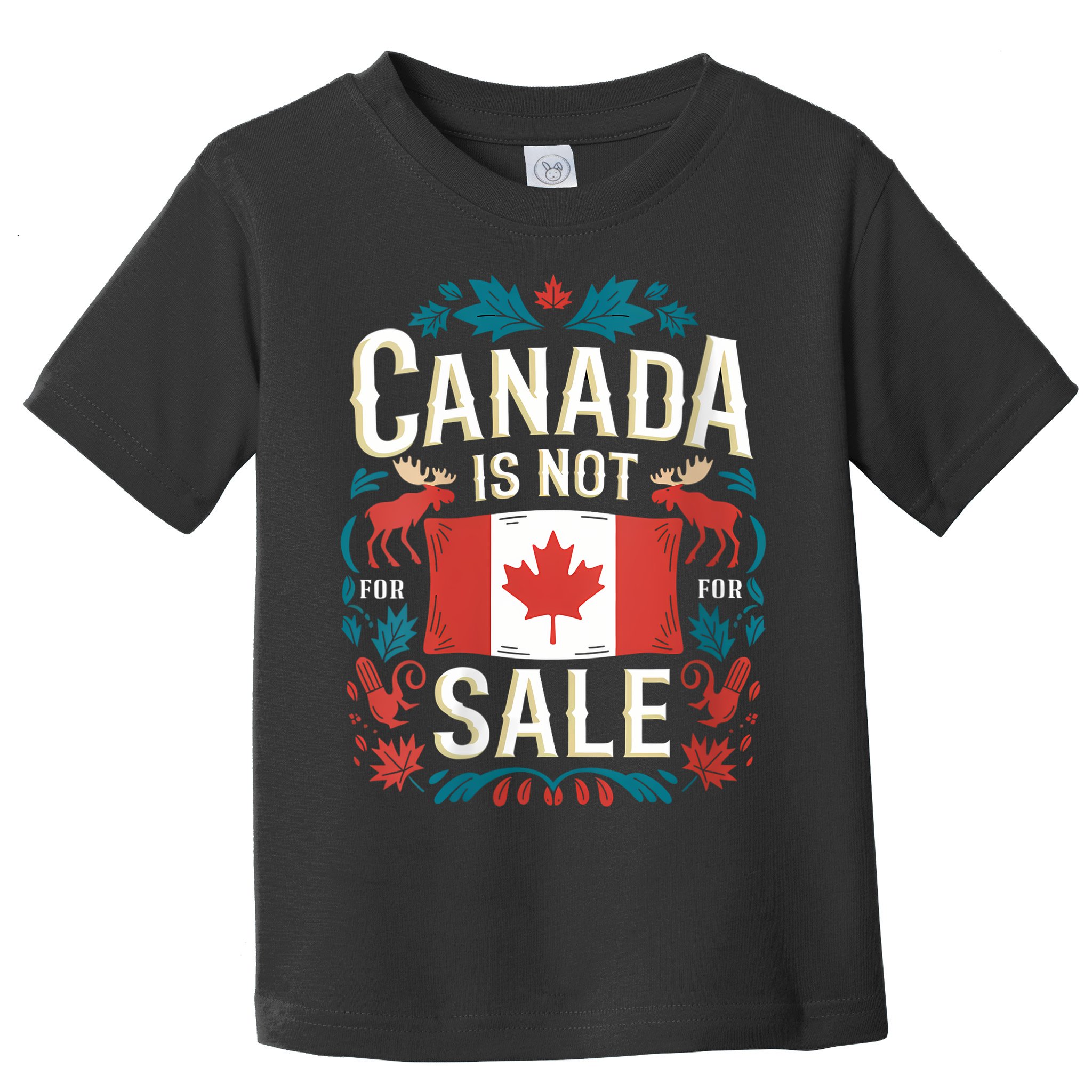 Canada Is Not For Sale Vneck Toddler T-Shirt
