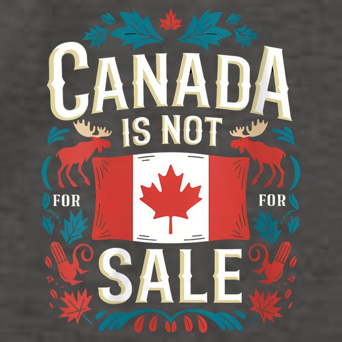 Canada Is Not For Sale Vneck Vector Backpack