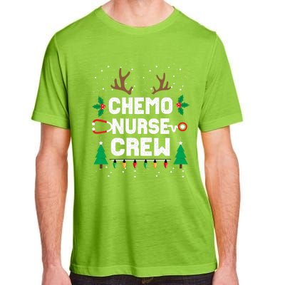 Chemo Infusion Nurse Cute Christmas Gnomes Oncology Nurse Adult ChromaSoft Performance T-Shirt