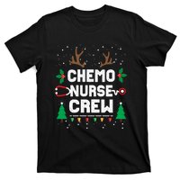 Chemo Infusion Nurse Cute Christmas Gnomes Oncology Nurse T-Shirt