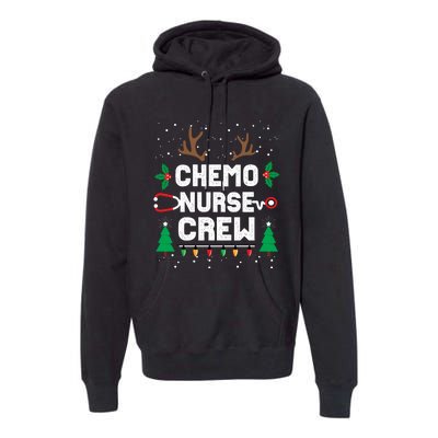 Chemo Infusion Nurse Cute Christmas Gnomes Oncology Nurse Premium Hoodie