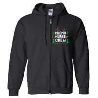 Chemo Infusion Nurse Cute Christmas Gnomes Oncology Nurse Full Zip Hoodie