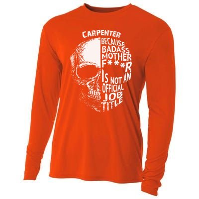 Carpenter Is Not An Job Title Cool Gift Great Gift Cooling Performance Long Sleeve Crew