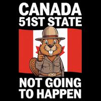 Canada Is Not For Sale 51st State Not Going To Happen Women's Crop Top Tee