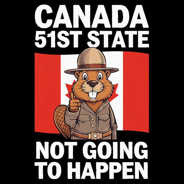 Canada Is Not For Sale 51st State Not Going To Happen Cropped Pullover Crew