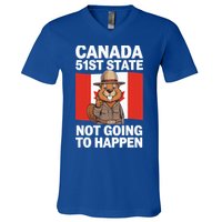 Canada Is Not For Sale 51st State Not Going To Happen V-Neck T-Shirt