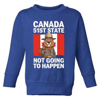 Canada Is Not For Sale 51st State Not Going To Happen Toddler Sweatshirt