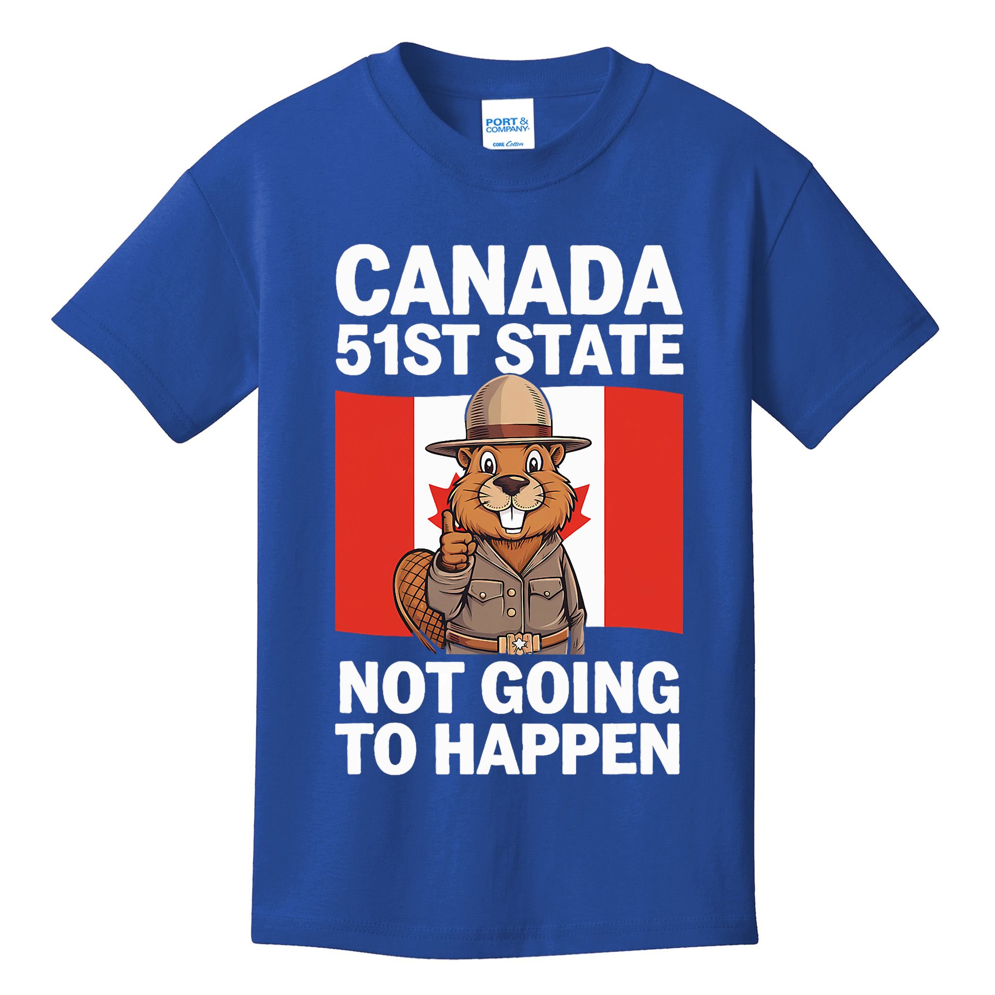Canada Is Not For Sale 51st State Not Going To Happen Kids T-Shirt