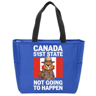 Canada Is Not For Sale 51st State Not Going To Happen Zip Tote Bag