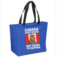 Canada Is Not For Sale 51st State Not Going To Happen Zip Tote Bag