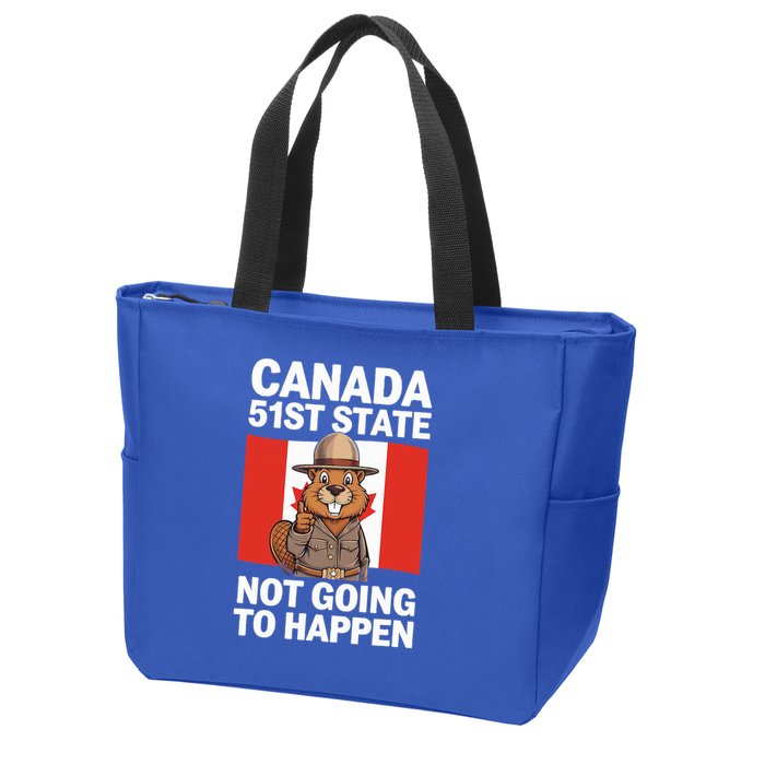 Canada Is Not For Sale 51st State Not Going To Happen Zip Tote Bag