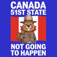 Canada Is Not For Sale 51st State Not Going To Happen Zip Tote Bag