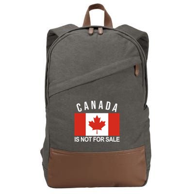 Canada Is Not For Sale Its Priceless Sovereign & Strong Cotton Canvas Backpack