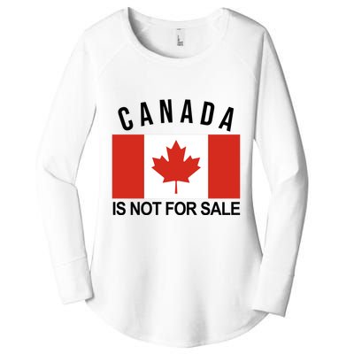 Canada Is Not For Sale Its Priceless Sovereign & Strong Women's Perfect Tri Tunic Long Sleeve Shirt