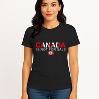 Canada Is Not For Sale Support Canadians Womens T-Shirt