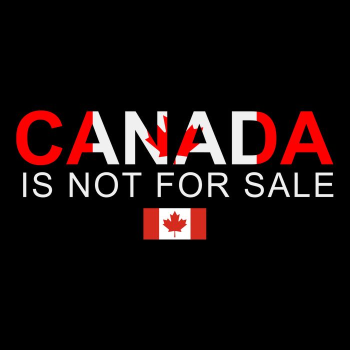 Canada Is Not For Sale Support Canadians Womens T-Shirt