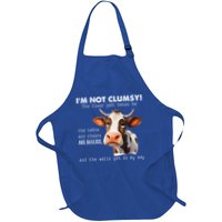 Cow Im Not Clumsy The Floor Just Hates Me Funny Apron