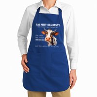 Cow Im Not Clumsy The Floor Just Hates Me Funny Apron