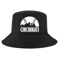 Cincinnati Baseball Skyline Cool Comfort Performance Bucket Hat