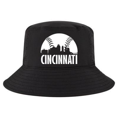 Cincinnati Baseball Skyline Cool Comfort Performance Bucket Hat