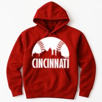 Cincinnati Baseball Skyline Hoodie