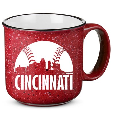 Cincinnati Baseball Skyline 15oz Campfire Ceramic Mug