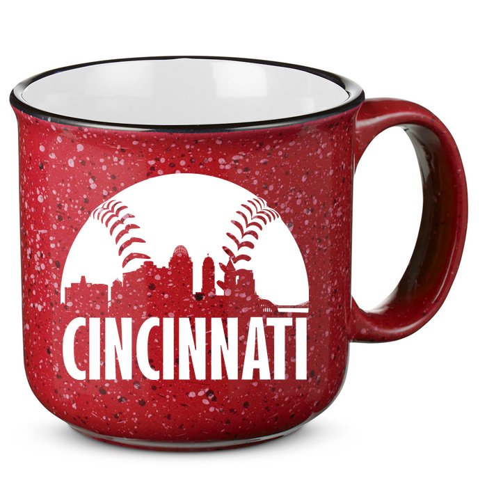 Cincinnati Baseball Skyline 15oz Campfire Ceramic Mug