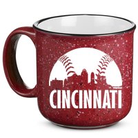 Cincinnati Baseball Skyline 15oz Campfire Ceramic Mug