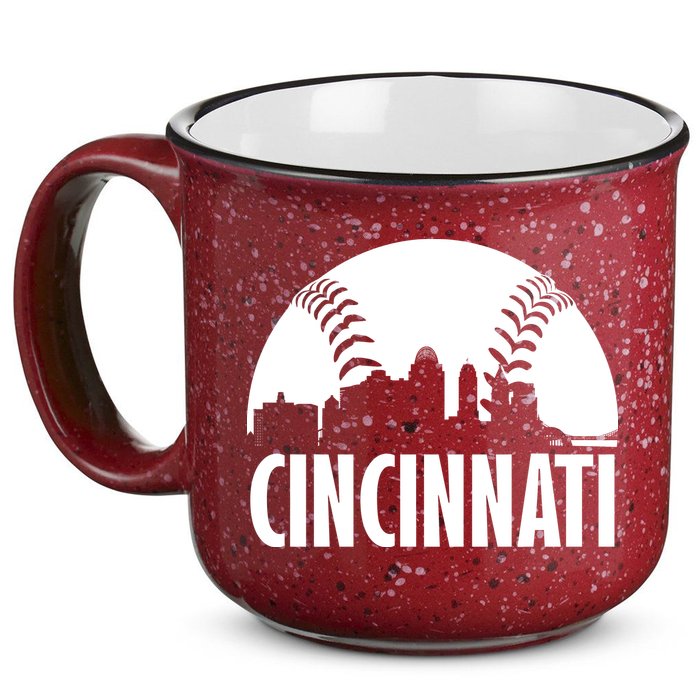 Cincinnati Baseball Skyline 15oz Campfire Ceramic Mug