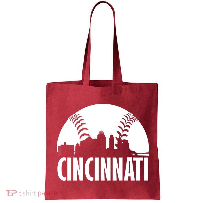 Cincinnati Baseball Skyline Bag