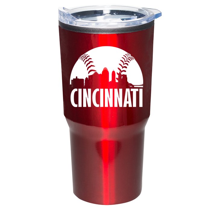 Cincinnati Baseball Skyline Tumbler