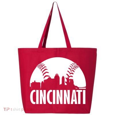 Cincinnati Baseball Skyline 25L Jumbo Tote
