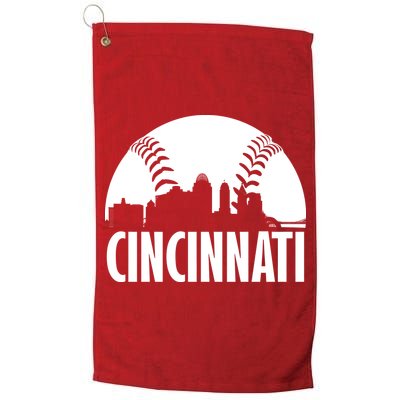 Cincinnati Baseball Skyline Golf Towel