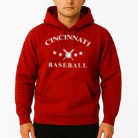 Cincinnati Vintage Baseball Throwback Retro Hoodie