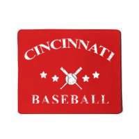 Cincinnati Vintage Baseball Throwback Retro Mousepad