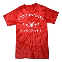 Cincinnati Vintage Baseball Throwback Retro Tie-Dye T-Shirt