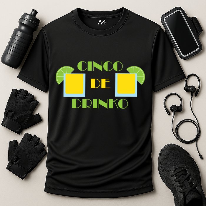 Cinco De Drinko Cooling Performance Crew T-Shirt