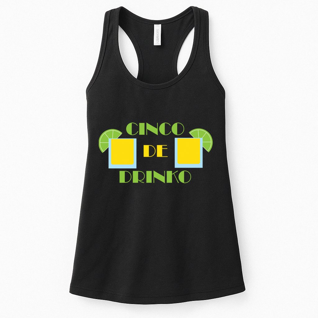 Cinco De Drinko Womens Tank Top