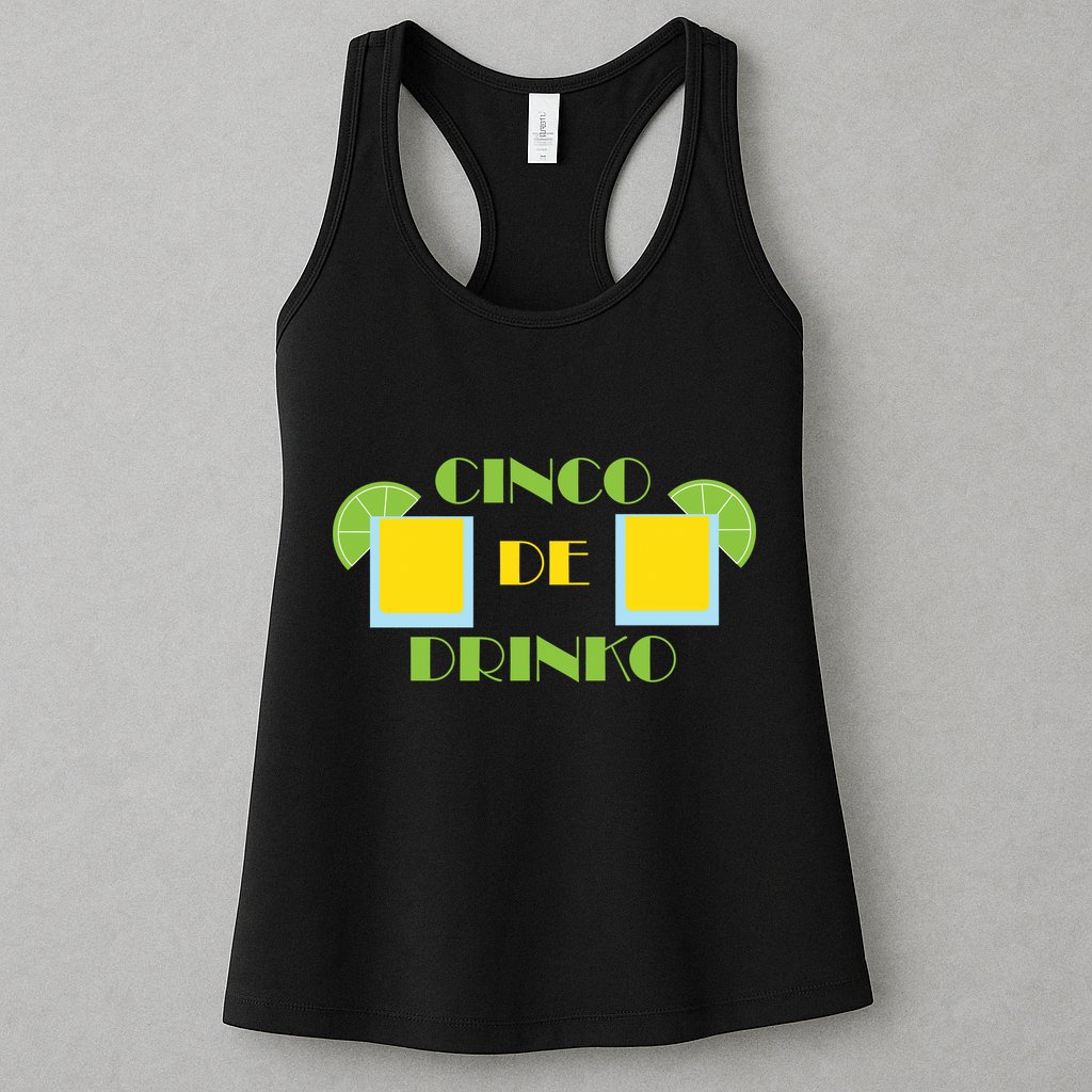 Cinco De Drinko Womens Tank Top