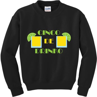 Cinco De Drinko Kids Sweatshirt