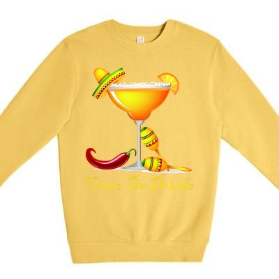 Cinco De Drinko Margarita Mayo Funny Day of the Dead Premium Crewneck Sweatshirt