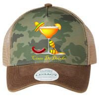Cinco De Drinko Margarita Mayo Funny Day of the Dead Legacy Tie Dye Trucker Hat