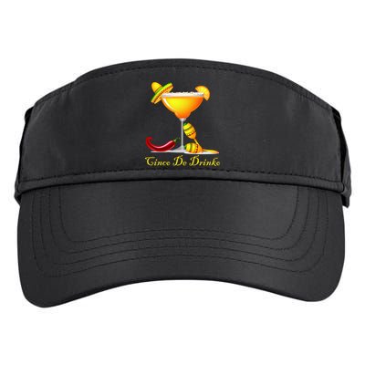 Cinco De Drinko Margarita Mayo Funny Day of the Dead Adult Drive Performance Visor