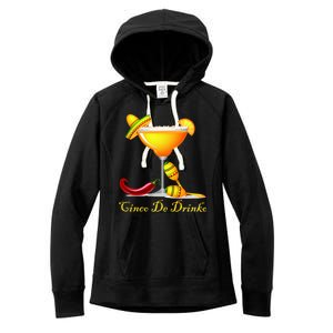 Cinco De Drinko Margarita Mayo Funny Day of the Dead Women's Fleece Hoodie