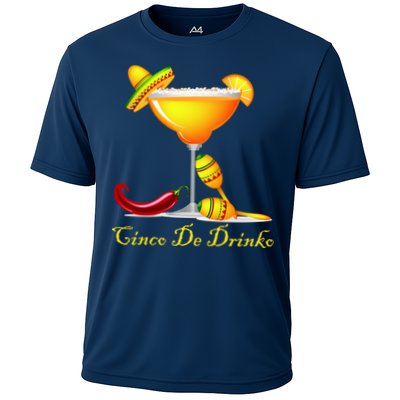 Cinco De Drinko Margarita Mayo Funny Day of the Dead Performance Shirt