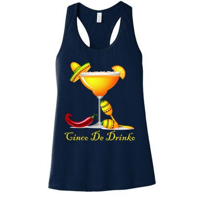 Cinco De Drinko Margarita Mayo Funny Day of the Dead Womens Tank Top
