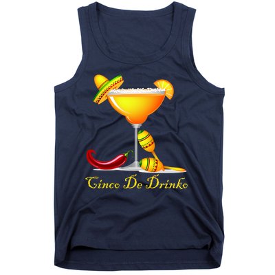 Cinco De Drinko Margarita Mayo Funny Day of the Dead Tank Top